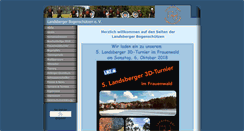 Desktop Screenshot of landsberger-bogenschuetzen.de
